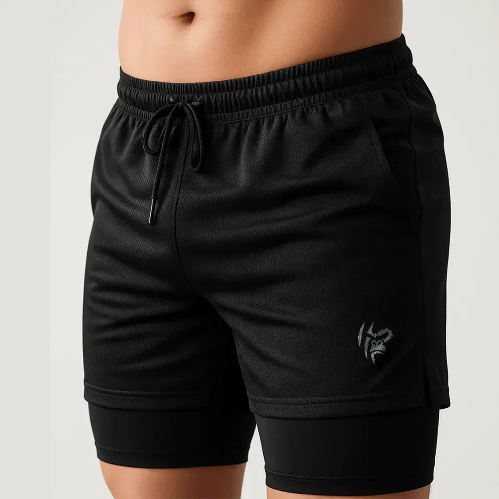 Leve 3 Pague 2 - Shorts Masculino com Compressão e Bolso Interno