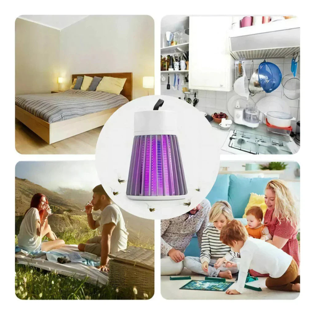Lâmpada Mata Mosquitos Ultravioleta - COMPRE 1 E GANHE OUTRO DE BRINDE!