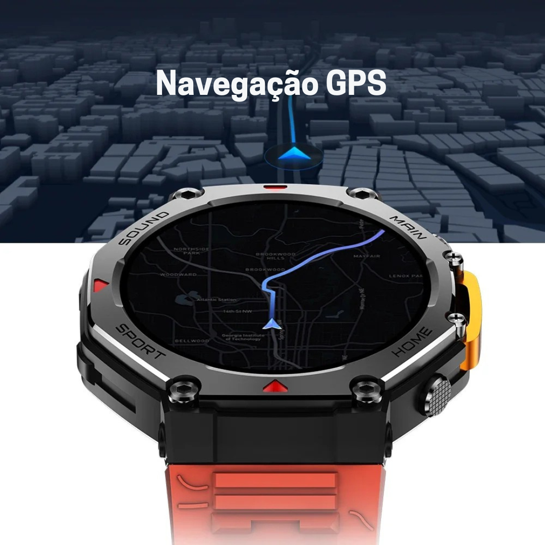 M-Rex4 (Últra Resistente) - SmartWatch Inteligente a Prova d'água e Tecnologia Militar