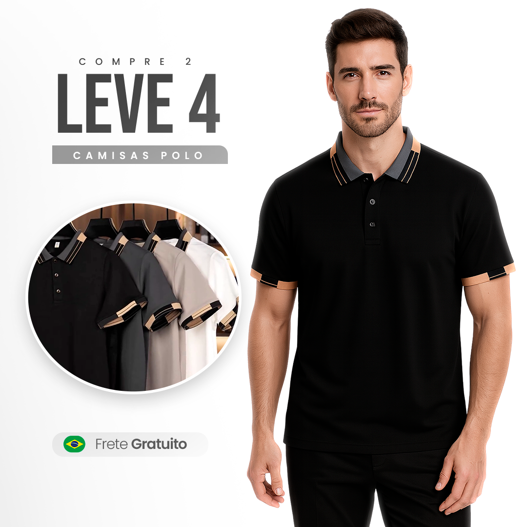 Kit Exclusivo 4 Camisas Polo Ralph R$99,90