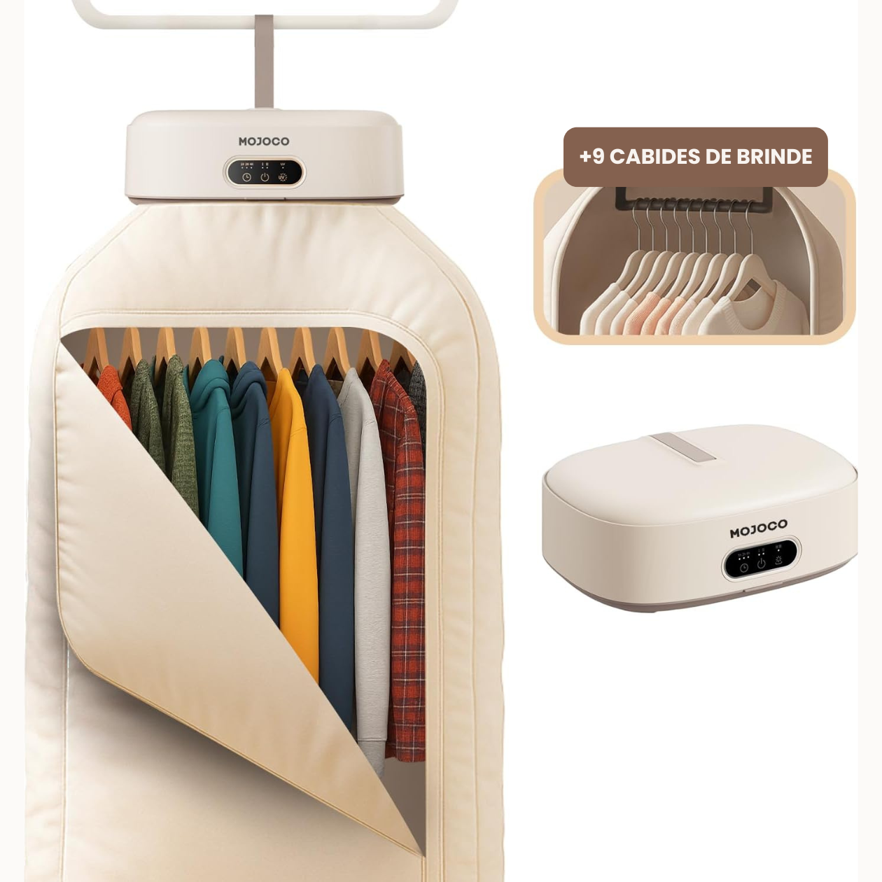 (PROMO INVERNO) Secador de Roupas Portátil – Compacto, Silencioso e Rápido