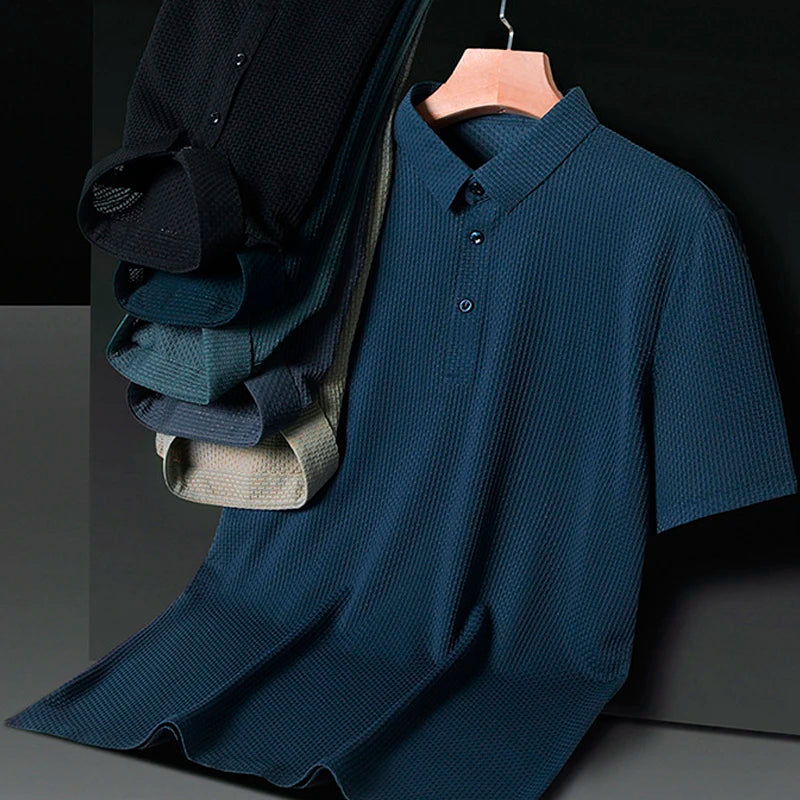 [Leve 5 Pague 3] Camisa Masculina Drax em Seda Gelo e Poliéster (Estilo Indomável!)