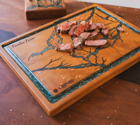 KIT churrasco - Tábua e faca - Thunder