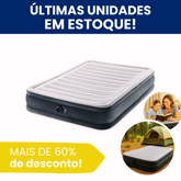 [Últimas Unidades] Colchão Inflável Casal com Bomba Elétrica Interna – Suporta 280kg com Conforto DuraBeam®