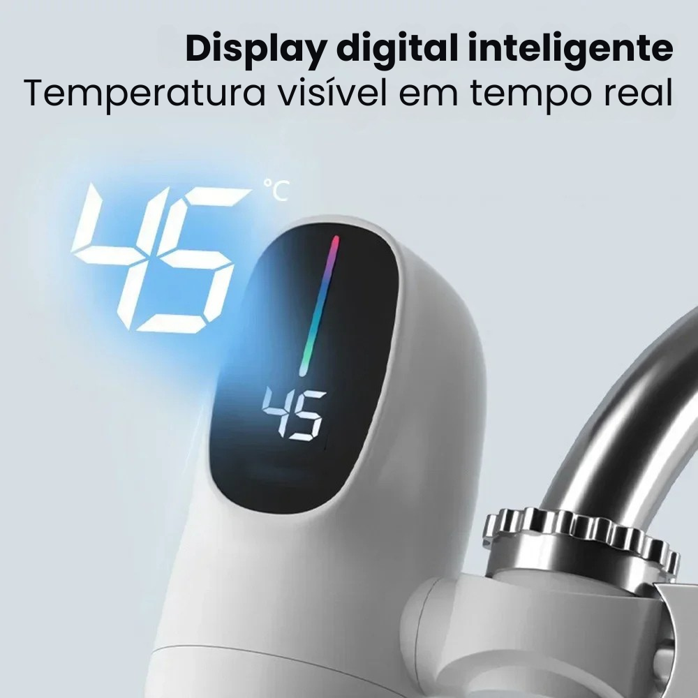 (Compre 1 LEVE 2) Aquecedor de Torneira Turbo Econômico – [LANÇAMENTO EXCLUSIVO 2025]