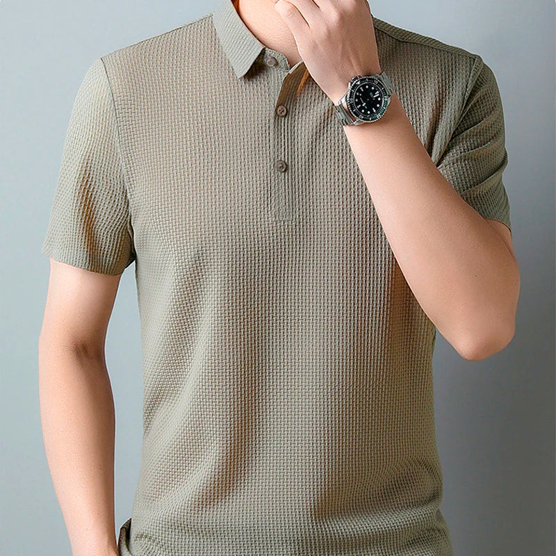 [Leve 5 Pague 3] Camisa Masculina Drax em Seda Gelo e Poliéster (Estilo Indomável!)