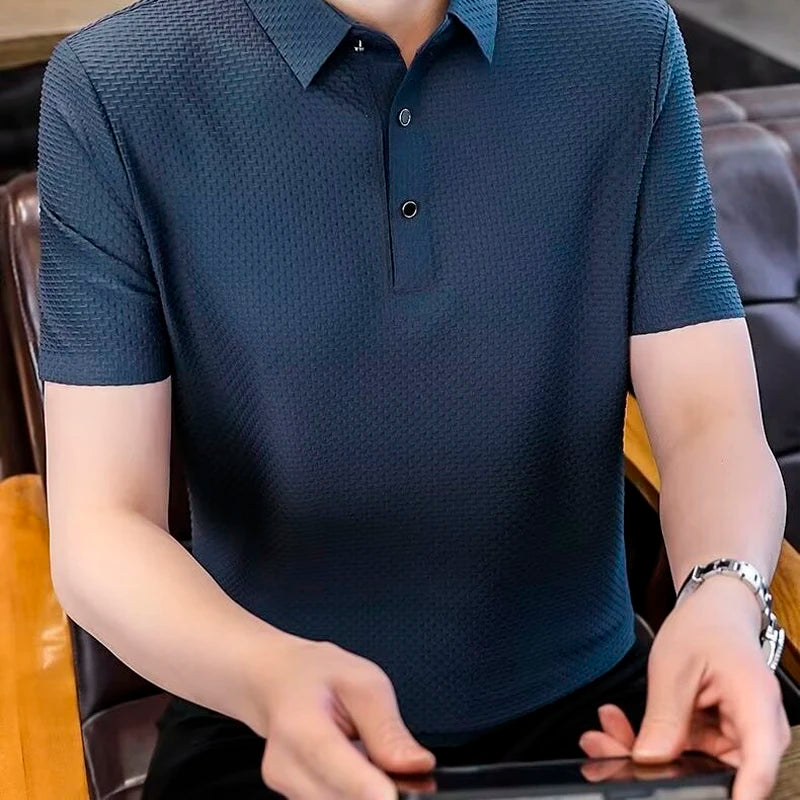 [Leve 5 Pague 3] Camisa Masculina Drax em Seda Gelo e Poliéster (Estilo Indomável!)