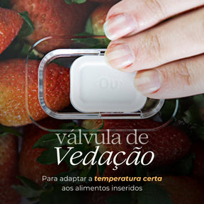 (Compre 3 LEVE 6) Organizadores em Acrílico 2,2 Litros  para Alimentos Vegetais Cozinha'