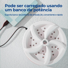 Kit Compact Wash™ Lavanderia Portátil + Balde + Cesto Dobrável – Estoque Limitado!