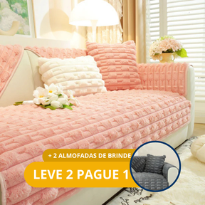 [COMPRE 1 LEVE 2] Capa para Sofá Puff Premium Antiderrapante + BRINDE: 2 Fronhas
